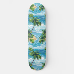 Cooles Summer Beach Palm Design Skateboard