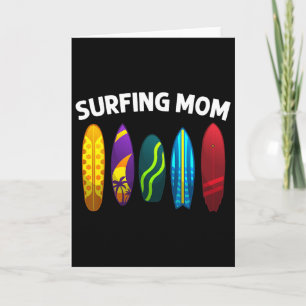 Cooles Surfen für Mama Surferin Surfbrett Strand S Karte