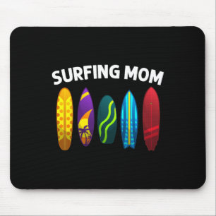 Cooles Surfen für Mama Surferin Surfbrett Strand S Mousepad