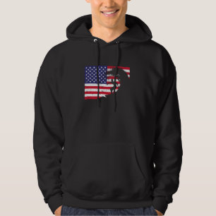 Cooles Surfen für Männer Frauen 4. Juli American F Hoodie