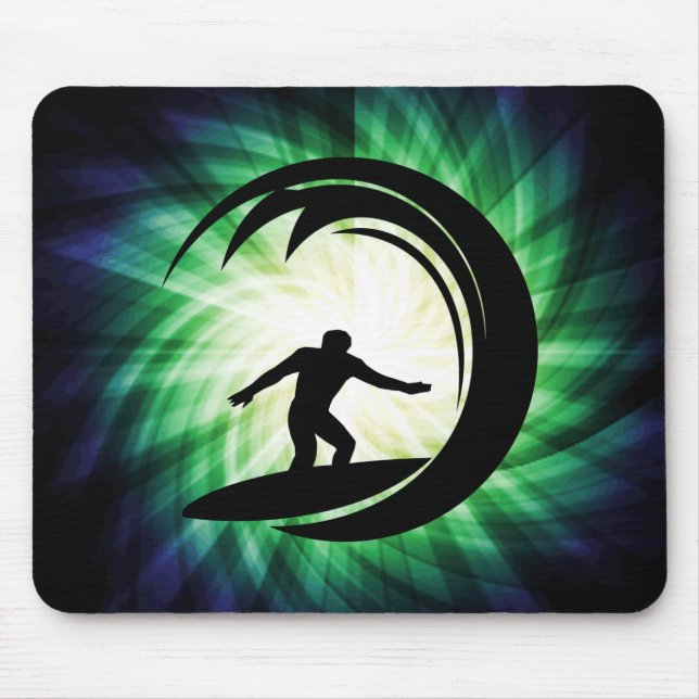 Cooles Surfen Mousepad (Vorne)