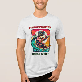 Cooles Surfen Otter im hawaiianischen Shirt