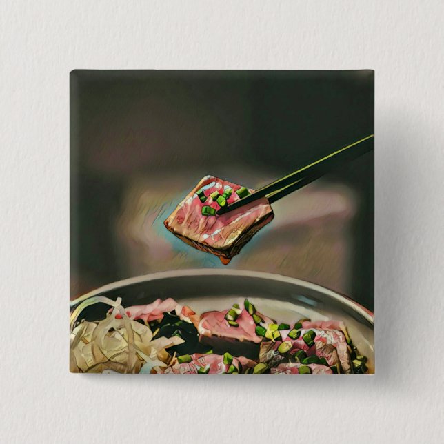 Cooles Sushi Button (Vorderseite)