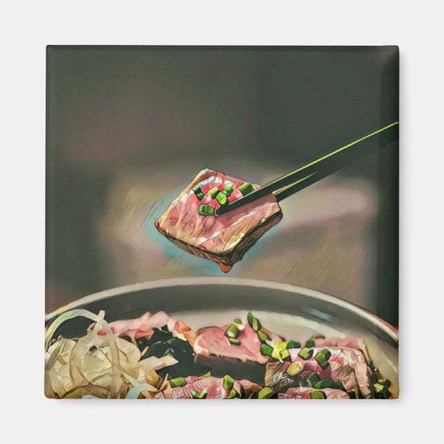 Cooles Sushi Magnet (Vorne)