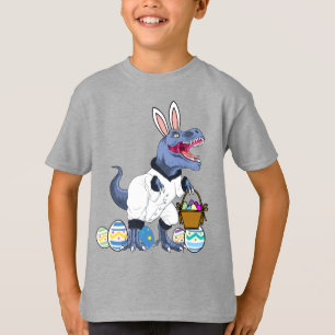 Cooles T-Rex-Osterkörbchen-Dinosaurier-Shirt-Gesch T-Shirt