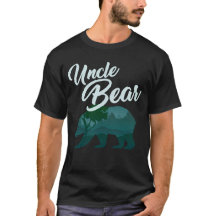 Cooles T-Shirt Onkel-Bear mit Gebirgsszenen-Bären
