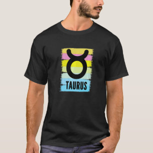 Cooles Taurus Symbol Astrologie Tarot Horoskope Bi T-Shirt