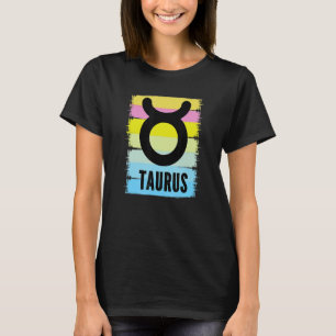 Cooles Taurus Symbol Astrologie Tarot Horoskope Bi T-Shirt