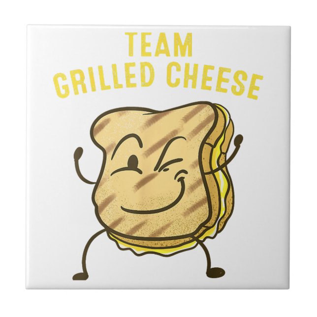 Cooles Team Grillkäse Geschenk Funny Squad Toastge Fliese (Vorderseite)