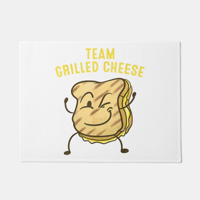 Cooles Team Grillkäse Geschenk Funny Squad Toastge Fußmatte (Vorderseite)
