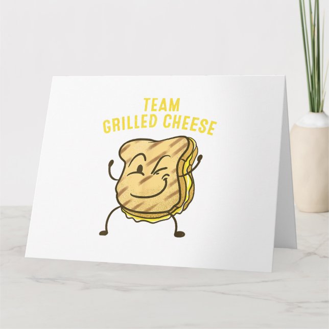 Cooles Team Grillkäse Geschenk Funny Squad Toastge Karte (Vorderseite)
