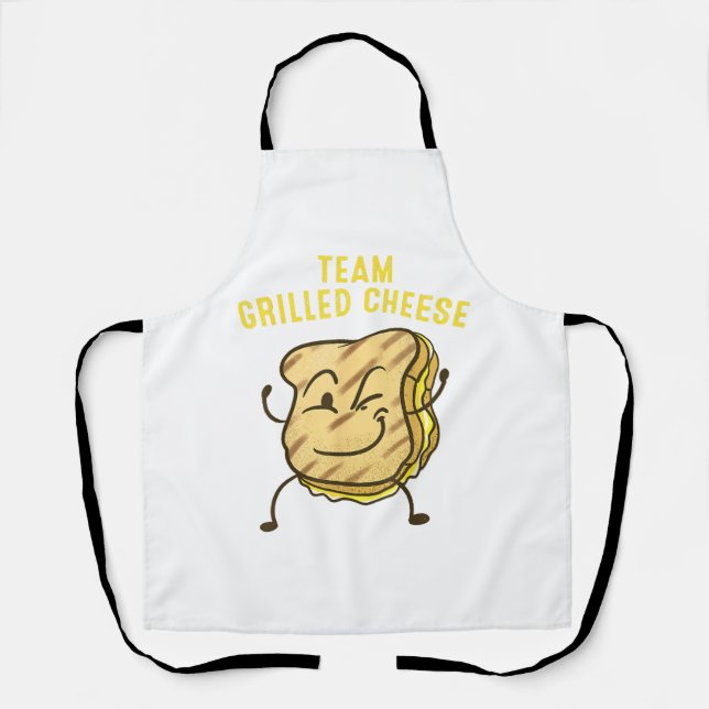 Cooles Team Grillkäse Geschenk Funny Squad Toastge Schürze (Vorderseite)