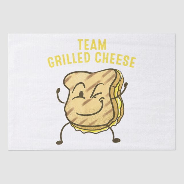 Cooles Team Grillkäse Geschenk Funny Squad Toastge Seidenpapier (Vorderseite)