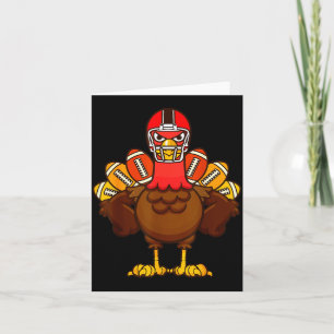 Cooles Thanksgiving-Football-Shirt _ Gobble Player Karte