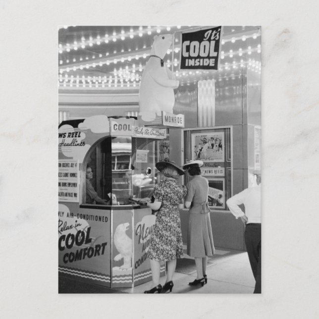 Cooles Theater, 1940 Postkarte (Vorderseite)