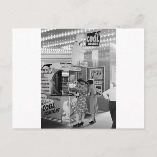 Cooles Theater, 1940 Postkarte (Vorderseite)