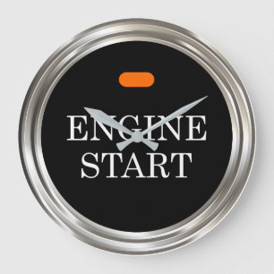 Cooles Thema Mens Man Cave Car Große Wanduhr