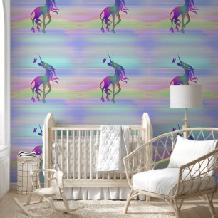 Cooles Tiermuster - Alleinstehendes Einhorn 3 Tapete