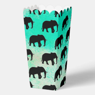 Cooles Tiermuster - Elefant 5a Geschenkschachtel