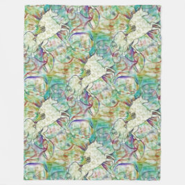 Cooles Tiermuster - Kunstmuseum 1 Fleecedecke