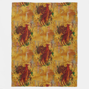 Cooles Tiermuster - Muster 1 Fleecedecke