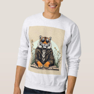 Cooles Tiger Graphic Long Sleeve Shirt - Stylish A