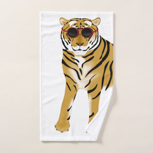 Cooles Tiger Handtuch (Handtuch)