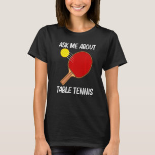 Cooles Tischtennis für Damen Pingpong Pl T-Shirt