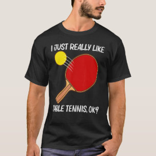 Cooles Tischtennis für Damen Pingpong Pl T-Shirt