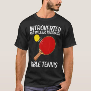 Cooles Tischtennis für Damen Pingpong Pl T-Shirt