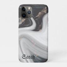 Cooles, trendy Black Marble Case-Mate iPhone Case