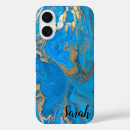 Cooles, trendy Blue Marble Case-Mate iPhone Case