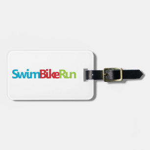 Cooles Triathlon-Logo für alle Sportliebhaber Gepäckanhänger