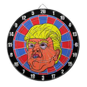 Cooles TRUMP-Inspiriert DART-BOARD-Image Dartscheibe