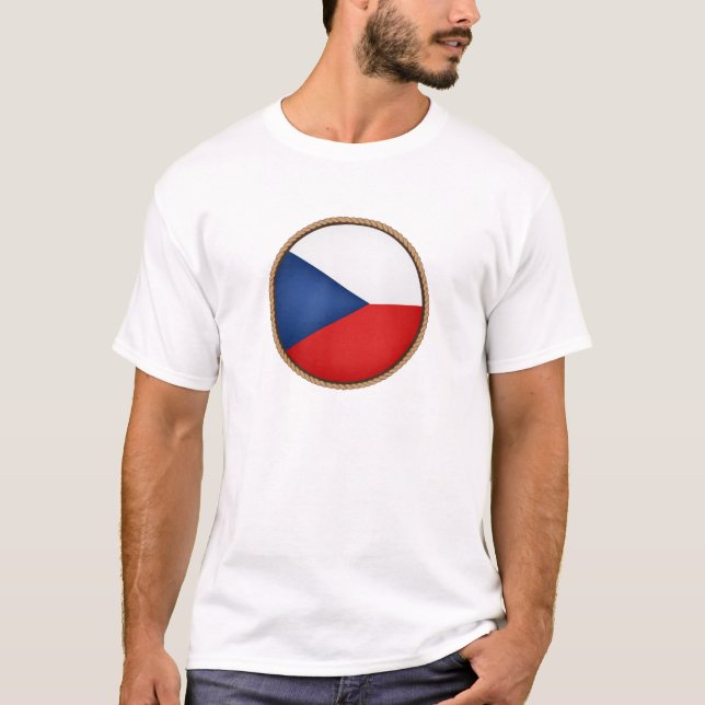 Cooles tschechisches Flag-Siegel T-Shirt (Vorderseite)