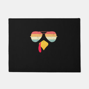 Cooles türkisches Gesicht mit Sonnenbrille Funny T Fußmatte