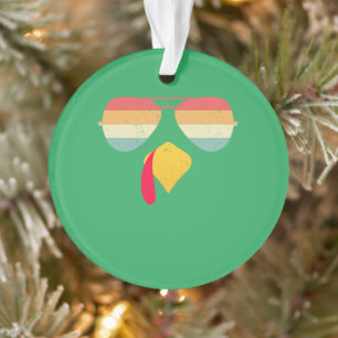 Cooles türkisches Gesicht mit Sonnenbrille Funny T Ornament