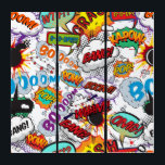 Cooles typografisches Comic Buch Pop Art Shops Triptychon<br><div class="desc">Ein lustiges,  cooles und trendiges Retro-Comic Buch Pop Art Design,  das die Wanne,  zap,  pow in jedem Superhelden Tag. Entwickelt von Thisisnotme©</div>