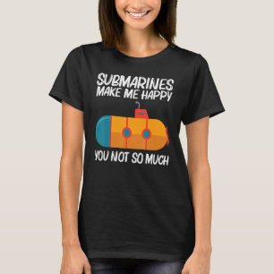 Cooles U-Boot für Männer Seefahrer T-Shirt