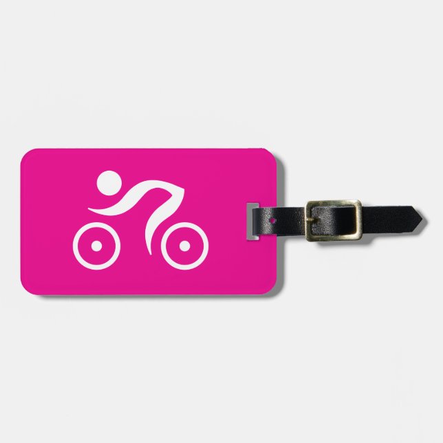 Cooles und einzigartiges Design für Radfahrer Gepäckanhänger (Vorderseite horizontal)