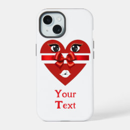 Cooles und individualisierbares Valentinstag Herzd iPhone 15 Hülle