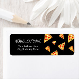 Cooles und lustiges Pizzaschnittmuster