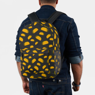 Cooles und lustiges Yummy-Tacom-Muster Bedruckter Rucksack