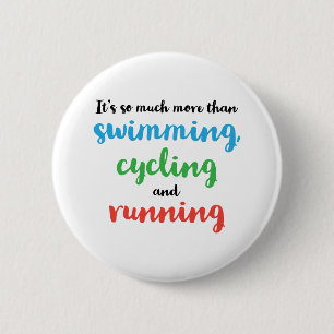 Cooles und originelles Triathlon Design für Triath Button
