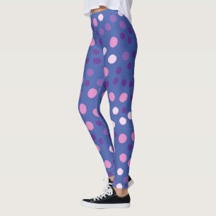 Cooles und trendy Polk Dots Muster Leggings