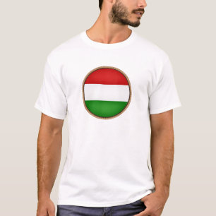 Cooles ungarisches Flaggen-Siegel T-Shirt