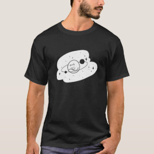 Cooles Universe Space Cat Illustration Graphic Des T-Shirt