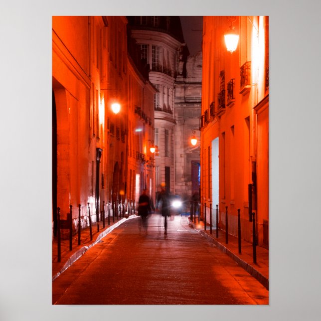 Cooles, urbanes, modernes Foto des Pariser Lebenss Poster (Vorne)