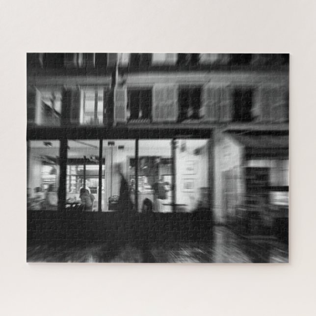 Cooles, urbanes modernes Pariser Foto Puzzle (Horizontal)