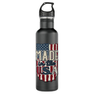 Cooles US-Flaggendesign made in USA Edelstahlflasche
